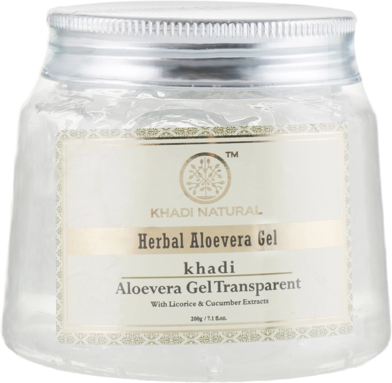 Khadi Natural Гель универсальный "Алоэ Вера" Herbal Aloevera Gel Transparent - фото N1