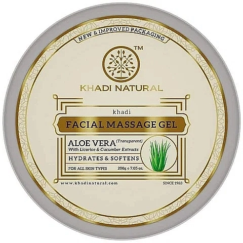 Khadi Natural Гель универсальный "Алоэ Вера" Herbal Aloevera Gel Transparent - фото N3