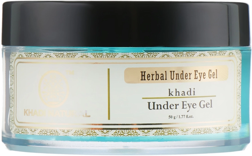 Khadi Natural Аюрведический гель для кожи вокруг глаз Herbal Under Eye Gel - фото N1