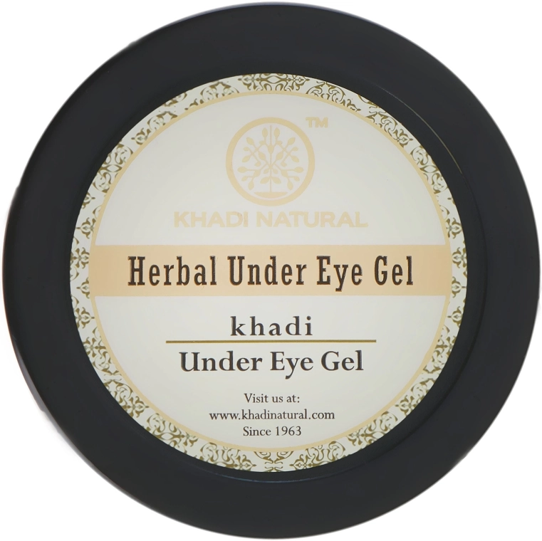 Khadi Natural Аюрведический гель для кожи вокруг глаз Herbal Under Eye Gel - фото N3