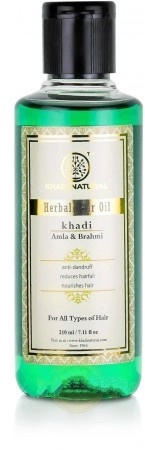 Khadi Natural Олія для волосся "Амла і брахмі" Ayurvedic Amla & Brahmi Herbal Hair Oil - фото N1