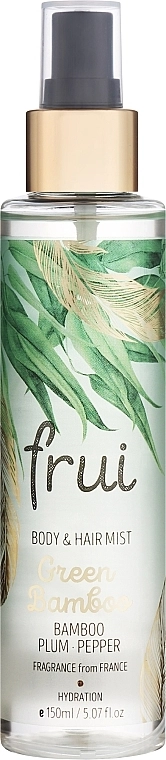 FRUI Парфюмированный спрей для волос и тела Green Bamboo Body Mist - фото N1