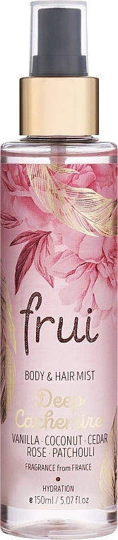 FRUI Парфумований спрей для волосся й тіла Deep Cachemire Body Mist - фото N1