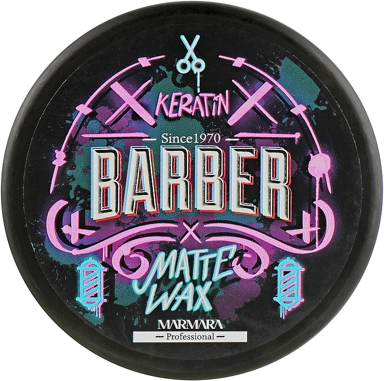 Marmara Помада для укладки волос Barber Keratin Matte Wax - фото N1