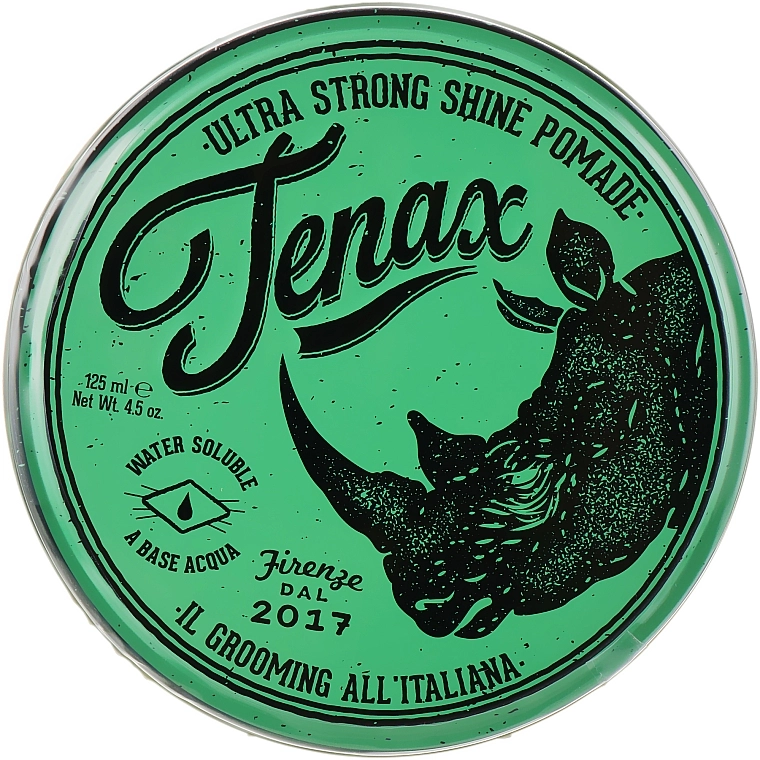 Tenax Моделирующая помада на водной основе экстрасильной фиксации Hair Pomade Extra Strong Hold - фото N4