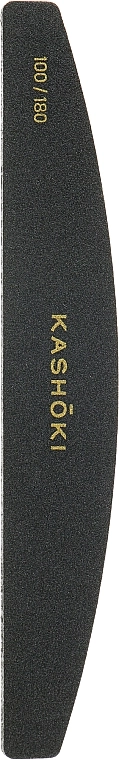 Kashoki Двостороння пилочка для нігтів, півмісяць, 100/180 - фото N1
