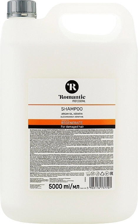 Romantic Professional Шампунь для поврежденных волос Helps to Regenerate Shampoo - фото N3