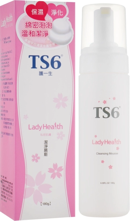 TS6 Мусс для ежедневного очищения Lady Health Cleansing Mousse - фото N1