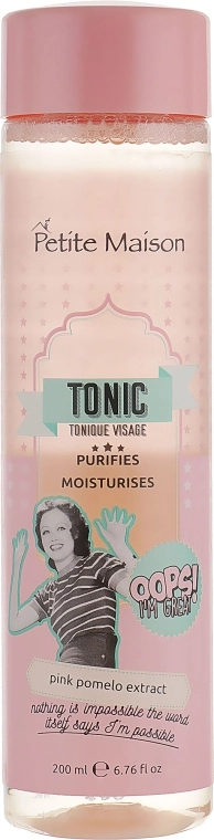 Petite Maison Очищающий тоник для лица с экстрактом розового помело Tonic Visage - фото N1