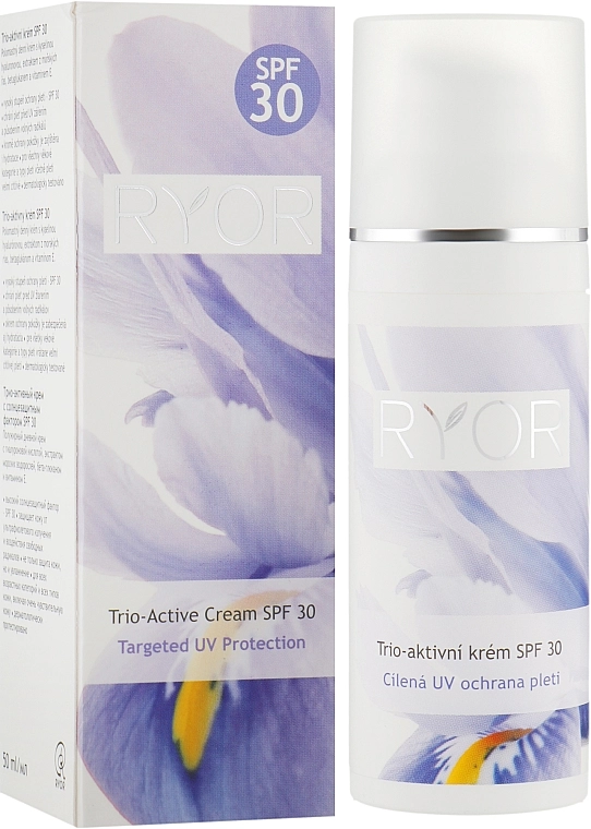 Ryor Трио-активный крем с солнцезащитным фактором SPF30 Trio-active cream SPF 30 - фото N1