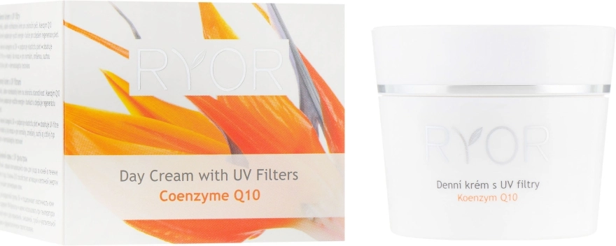 Ryor Денний крем з UV-фільтром Royr Coenzyme Q10 Day Cream With UV Filters - фото N1