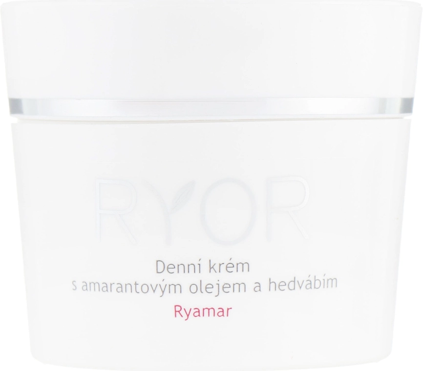 Ryor Дневной крем с амарантовым маслом и шелковым экстрактом Ryamar - фото N2