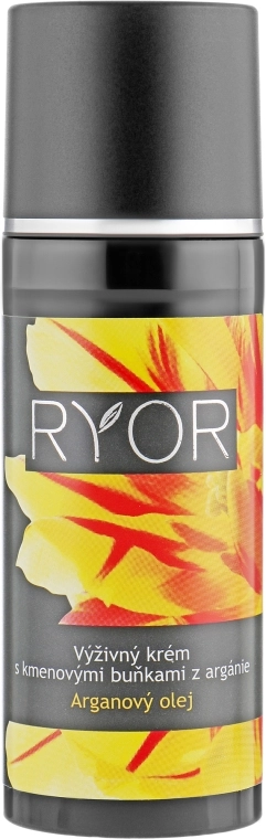 Ryor Живильний крем зі стовбуровими клітинами арганії Argan Oil Nourishing Cream With Argania Stem Cells - фото N2