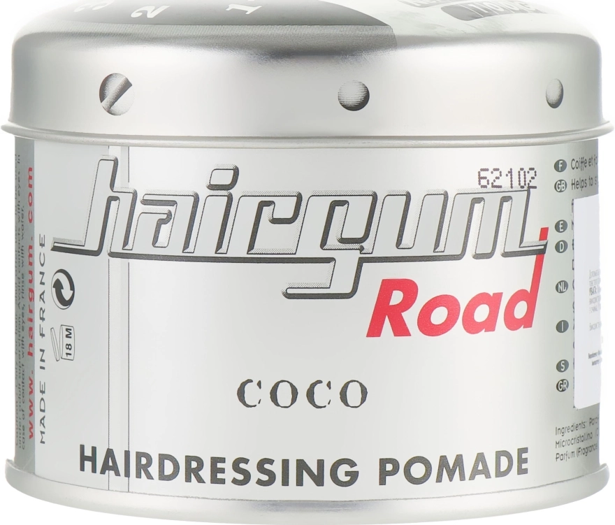Hairgum Помада для стайлінгу з ароматом кокоса Road Coco - фото N2