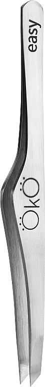 OkO Lash & Brow Пинцет скошенный 02 Easy Touch - фото N1
