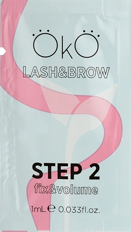 OkO Lash & Brow Step 2 Fix & Volume Засіб для ламінування вій і брів - фото N1