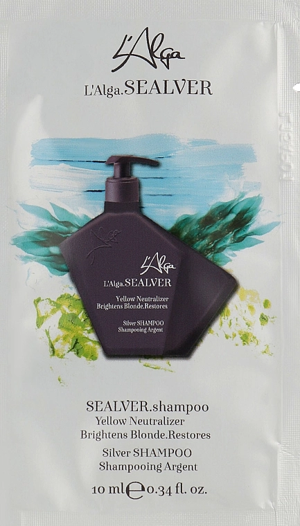 L’Alga Відновлювальний шампунь для світлого волосся Sealver Shampoo (пробник) - фото N1
