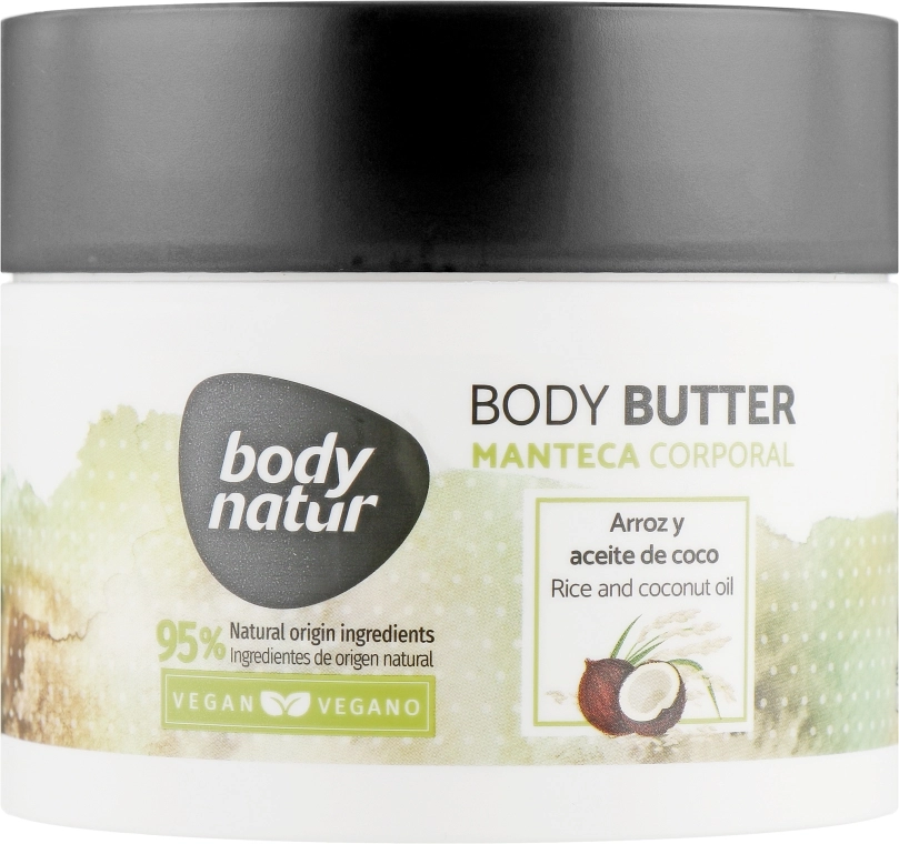 Body Natur Баттер для тела с рисом и кокосом Rice and Coconut Oil Body Butter - фото N1