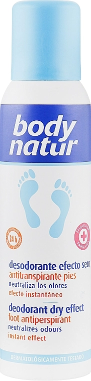 Body Natur Дезодорант-антиперспірант для ніг Anti-perspirant Deodoran - фото N1