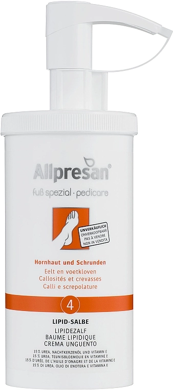 Allpresan Ліпідна мазь для мозолистої і потрісканої шкіри ніг №4 Foot Special 4 - фото N4