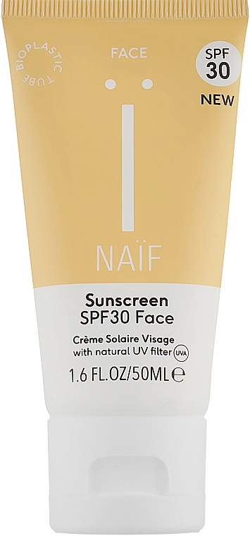 Naif Солнцезащитный крем для лица Sunscreen Face Spf30 - фото N1