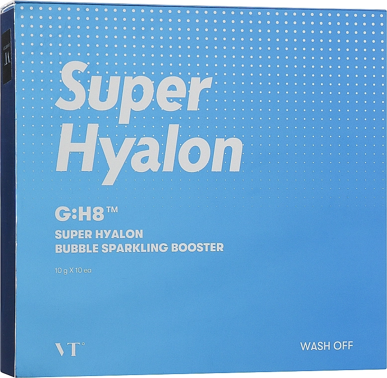 VT Cosmetics Пузырьковая маска-пенка для лица Super Hyalon Bubble Sparkling Booster - фото N3