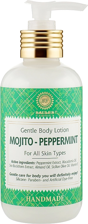 Saules Fabrika Лосьон для тела "Мохито и мята" Body Lotion - фото N1