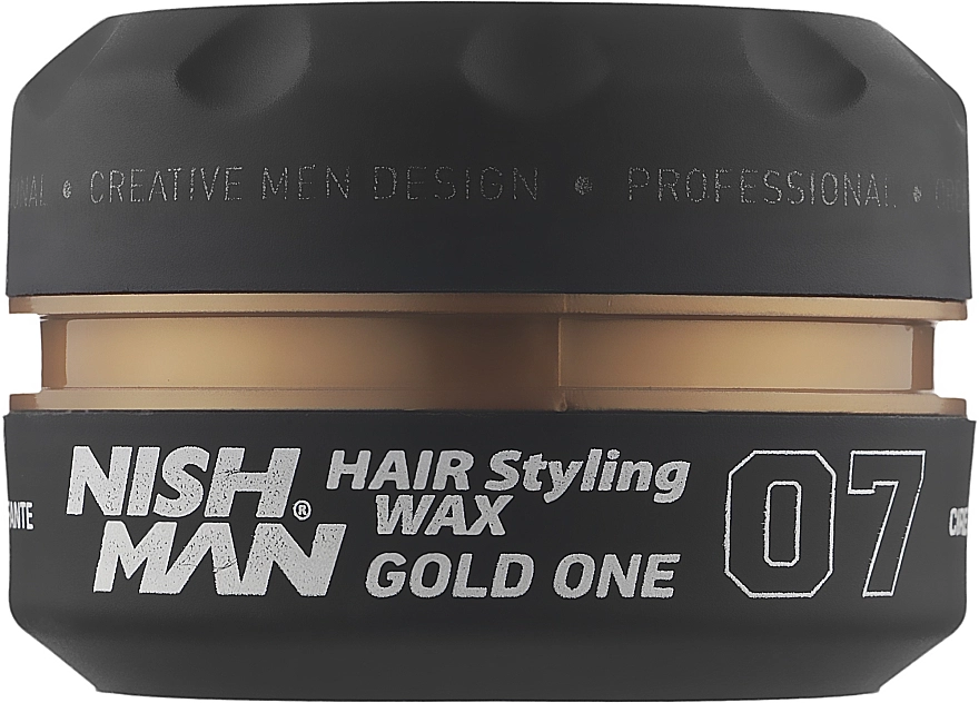 Nishman Воск для стилизации волос Hair Wax 07 Gold One, 500g - фото N1