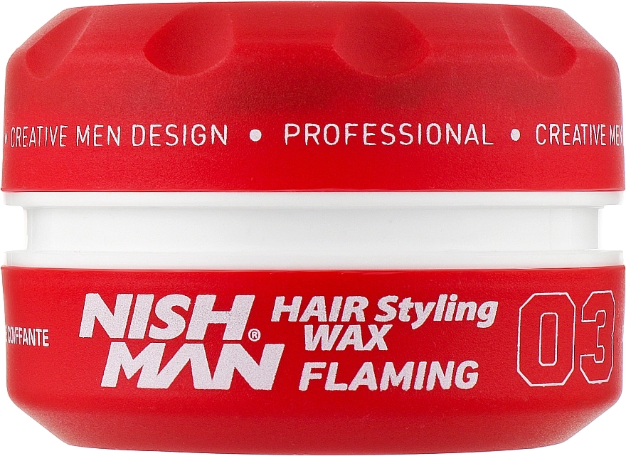 Nishman Воск для стилизации волос Hair Styling Wax 03 Flaming - фото N4