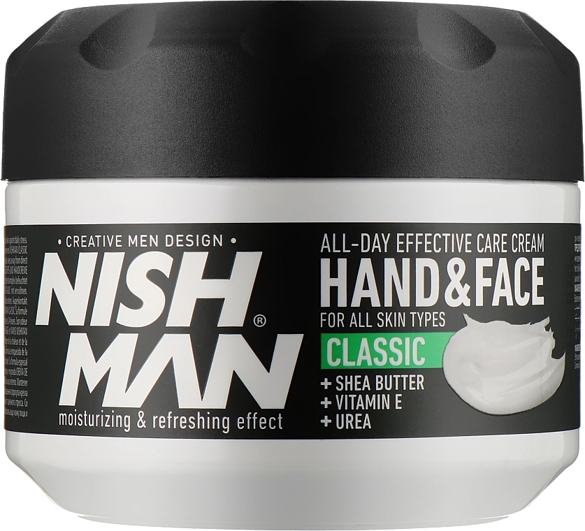 Nishman Крем для рук и лица Hand & Face Cream Classic, 300ml - фото N1