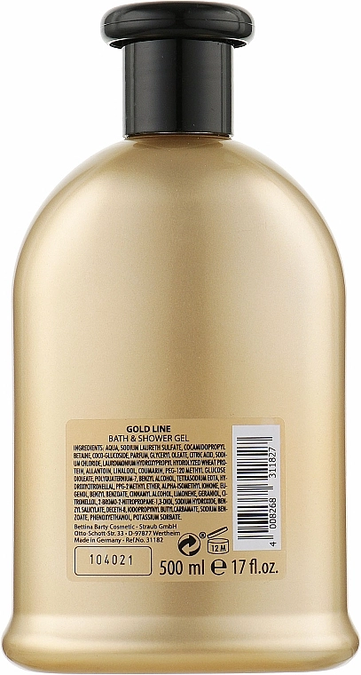 Bettina Barty Гель для душу й ванни "Золота лінія" Gold Line Bath & Shower Gel - фото N2