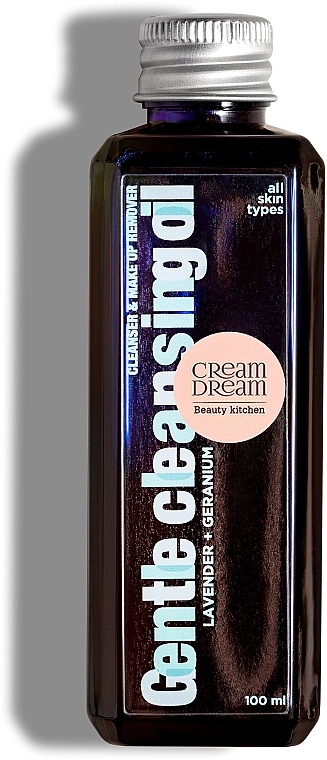 Cream Dream beauty kitchen Гидрофильное масло для демакияжа с лавандой для нормальной и сухой кожи Cream Dream Gentle Cleansing Oil - фото N1