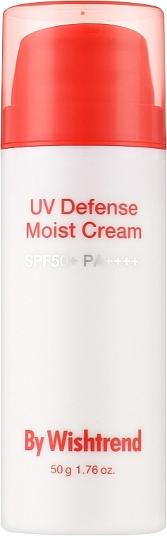 By Wishtrend Зволожувальний сонцезахисний крем із пантенолом UV Defense Moist Cream SPF 50+ PA++++ - фото N1