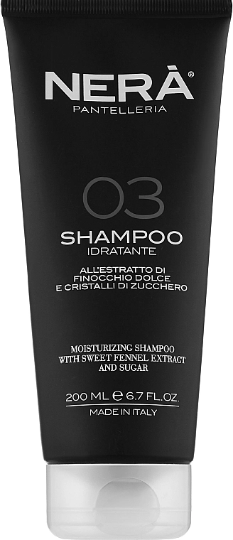 Nera Pantelleria Зволожувальний шампунь для волосся 03 Moisturizing Shampoo With Sweet Fennel Extract - фото N1