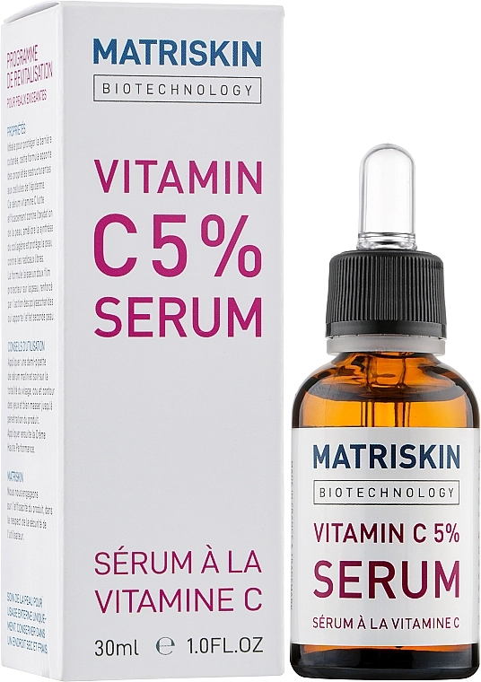 Matriskin Сыворотка для лица с витамином С 5% Vitamin C 5% Serum - фото N2