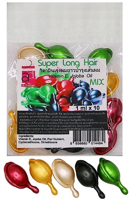 A-Trainer Капсулы для волос с витамином Е и маслом жожоба MIX Super Long Hair - фото N3