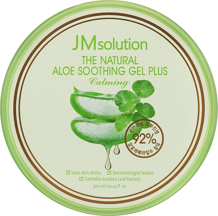 JMsolution Заспокійливий гель з алое та центелою The Natural Aloe Soothing Gel Plus Calming - фото N1