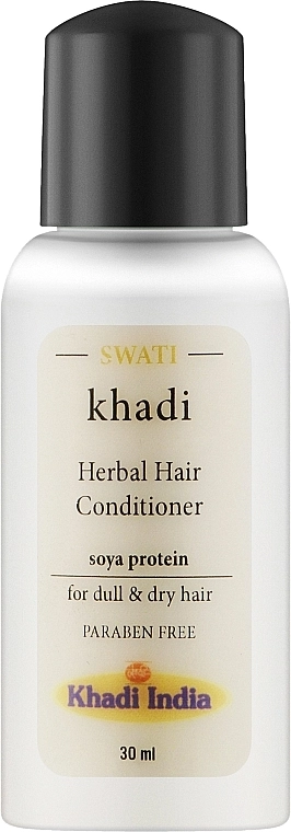 Khadi Swati Трав'яний кондиціонер для волосся "Соєвий білок" Herbal Hair Conditioner (міні) - фото N1
