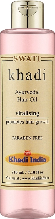 Khadi Swati Аюрведична олія для волосся Ayurvedic Vitalising Hair Oil - фото N1