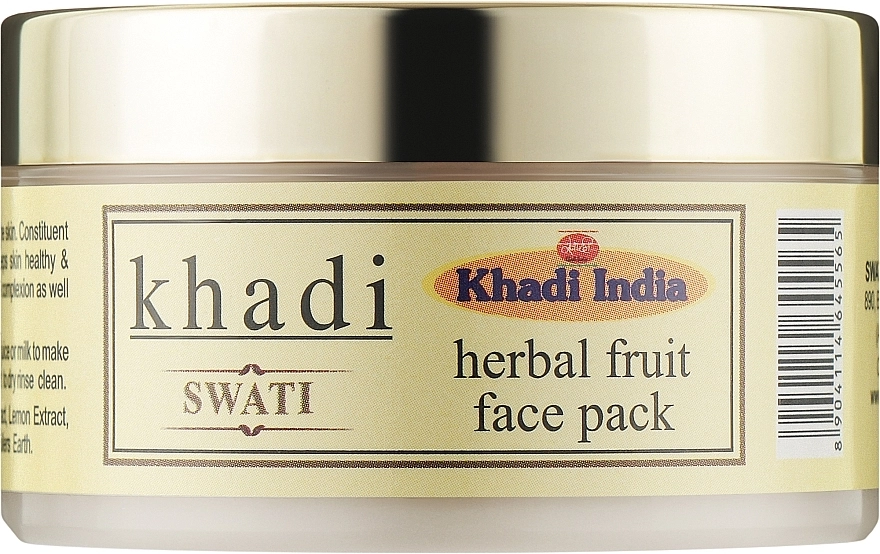 Khadi Swati Аюрведична маска для обличчя з фруктами Ayurvedic Fruit Face Pack - фото N1