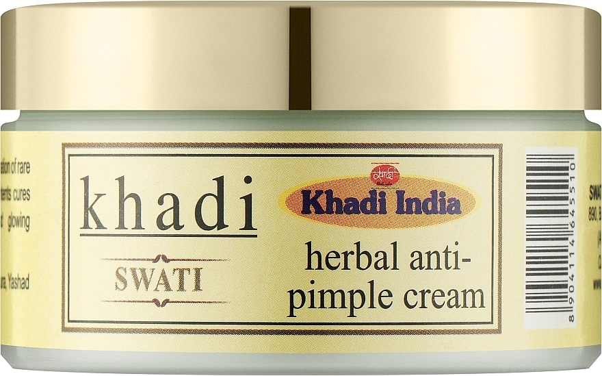 Khadi Swati Аюрведичний крем проти прищів і вугрів Ayurvedic Herbal Anti-Acne & Pimple Cream - фото N1