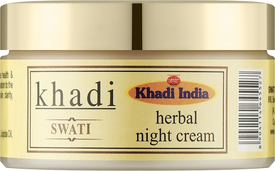 Khadi Swati Аюрведический травяной ночной крем Herbal Night Cream - фото N1