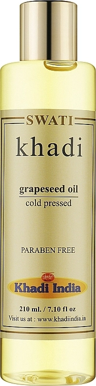 Khadi Swati Олія виноградна Ayurvedic Grapeseed Oil - фото N1