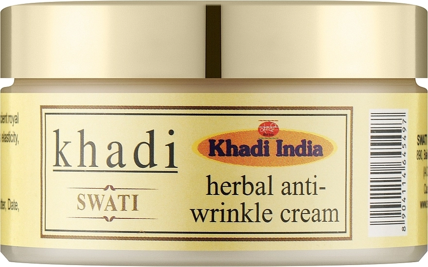 Khadi Swati Аюрведический травяной крем против морщин Ayurvedic Anti-Wrinkle Cream - фото N1