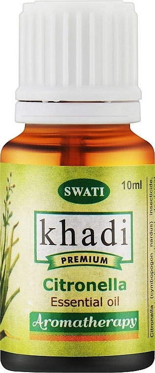 Khadi Swati Ефірна олія "Цитронелла" Premium Essential Oil - фото N1