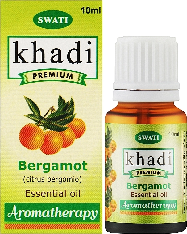 Khadi Swati Эфирное масло "Бергамот" Premium Essential Oil - фото N2