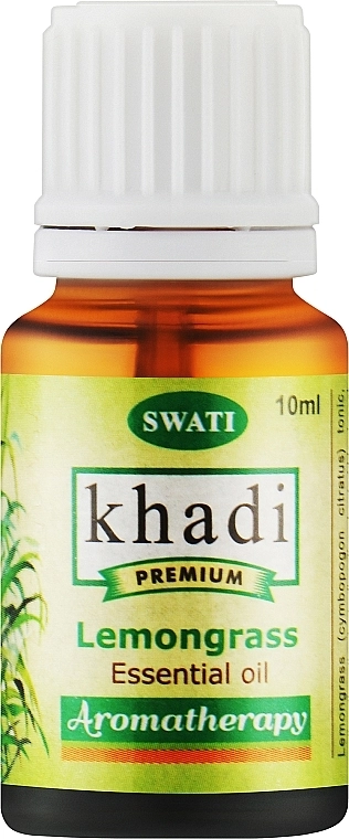 Khadi Swati Ефірна олія "Лемонграс" Premium Essential Oil - фото N1