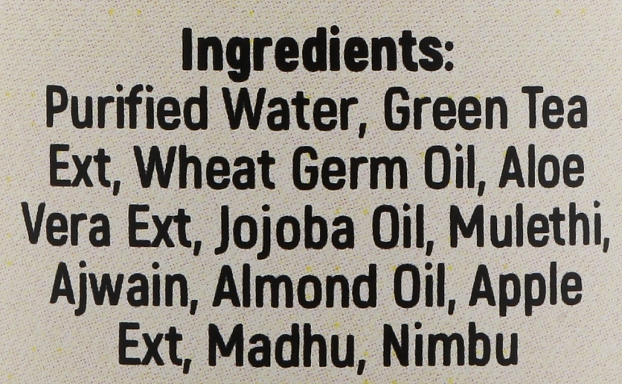 Khadi Swati Трав'яний кондиціонер для волосся "Зелений чай і алое вера" Herbal Hair Conditioner Green Tea & Aloevera (міні) - фото N2