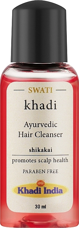Khadi Swati Аюрведическое очищающее средство для укрепления корней волос "Шикакай" Ayurvedic Hair Cleanser Shikakai - фото N1