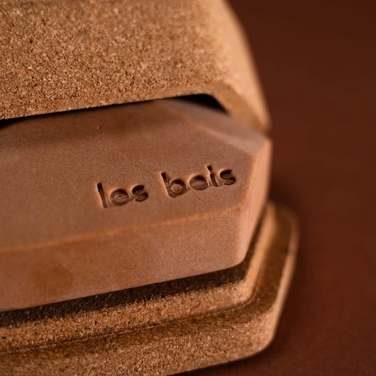 Les Bois Корковий контейнер для зберігання мила L'etui Oak Cork Cleansing Bar Case And Soap Dish - фото N5